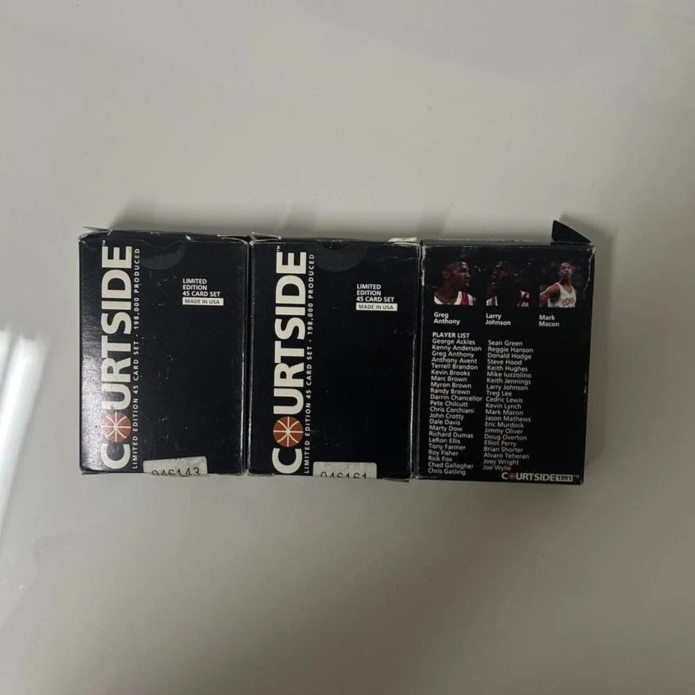 1991 Courtside Basketball Card Set 🏀 Vintage Limited Edition NBA Collectible